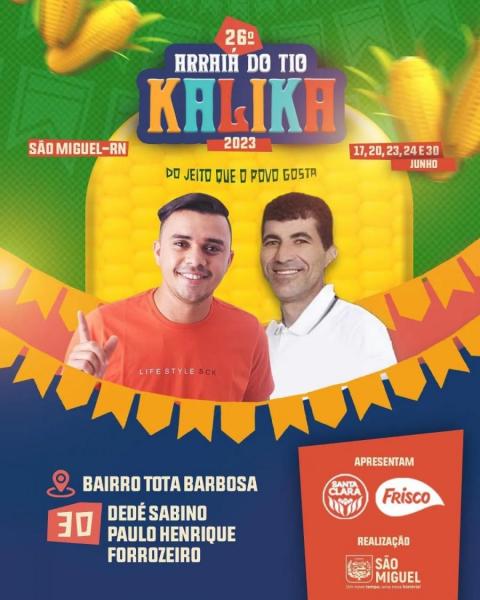 Dedé Sabino e Paulo Henrique Forrozeiro - 26º Arraiá do Tio Kalika