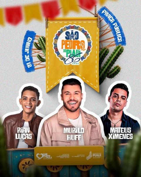 Murilo Huff, Rian Lucas e Mateus Ximenes