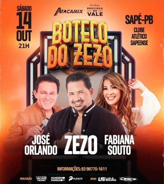 Zezo, José Orlando e Fabiana Souto - Boteco do Zezo