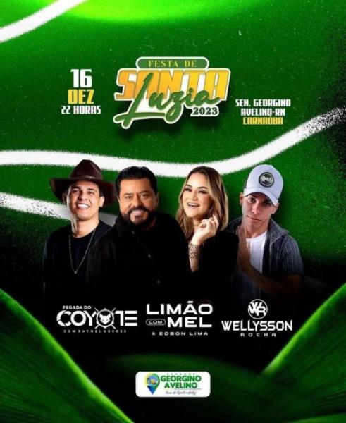 Limão com Mel, Pegada do Coyote e Wellyson Rocha - Festa de Santa Luzia 2023