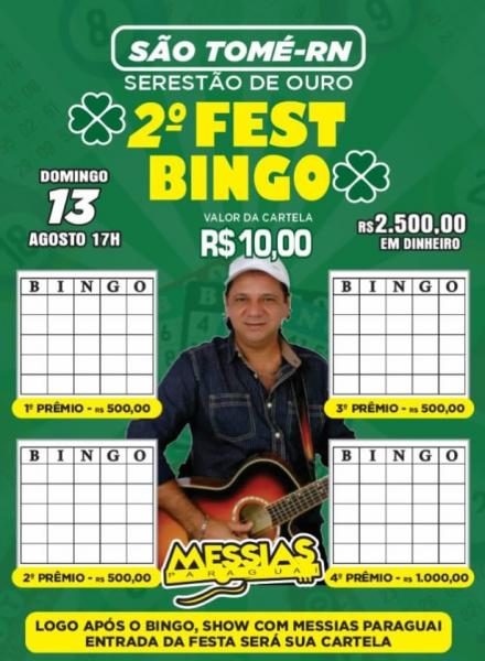 Messias Paraguai - 2º Fest Bingo