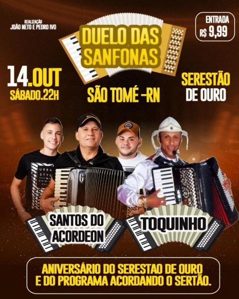 Santos do Acordeon e Toquinho - Duelo das Sanfonas