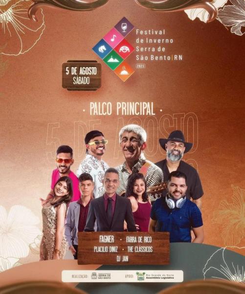 Fagner, Farra de Rico, Placílio Diniz, The Clássicos e Dj Jan - Festival de Inverno