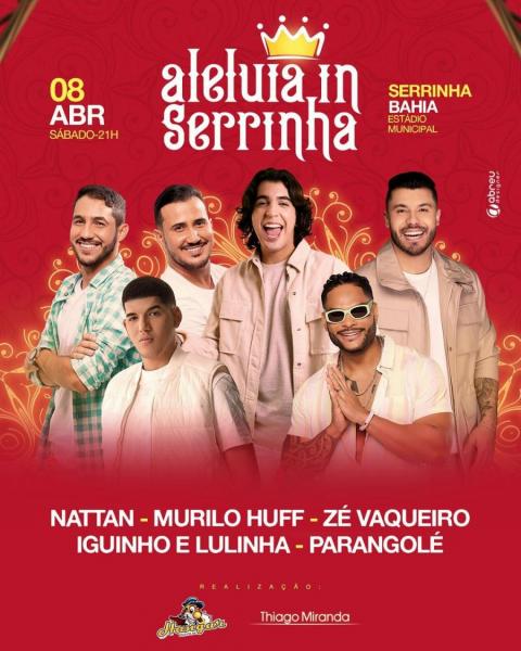 Nattan, Murilo Huff, Zé Vaqueiro, Iguinho & Lulinha e Parangolé - Aleluia in Serrinha