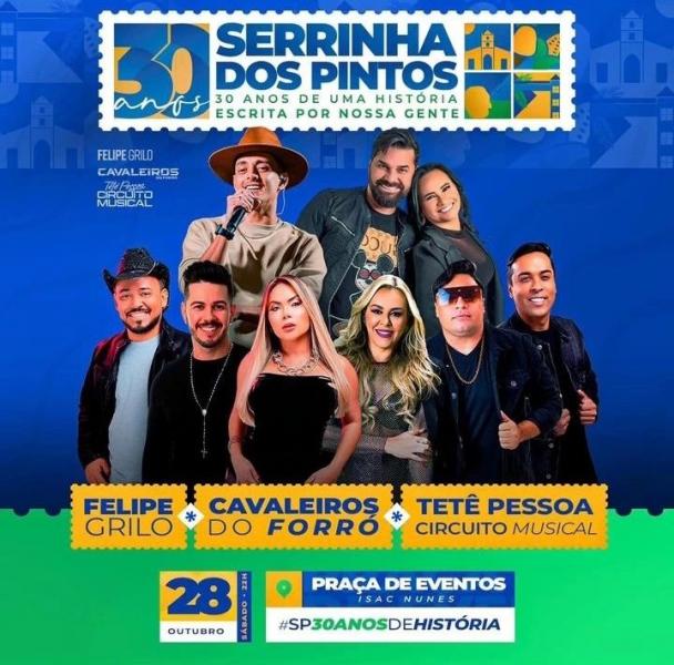 Cavaleiros do Forró, Tetê Pessoa & Circuito Musical e Felipe Grilo