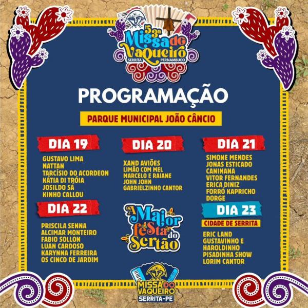 Priscila Senna, Alcimar Monteiro, Fabio Sollon, Luan Cardoso, Karynna Ferreira e Os Cinco de Jardim - 53ª Missa do Vaqueiro