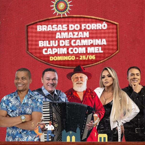 Brasas do Forró, Amazan, Biliu de Campina e Capim com Mel