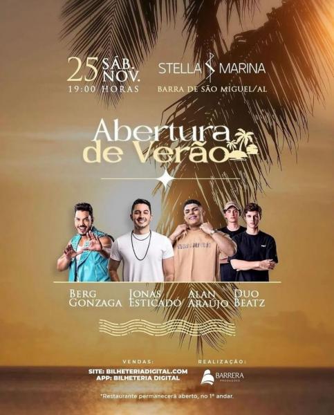 Berg Gonzaga, Jonas Esticado, Alan Araújo e Duo Beatz - Abertura de Verão