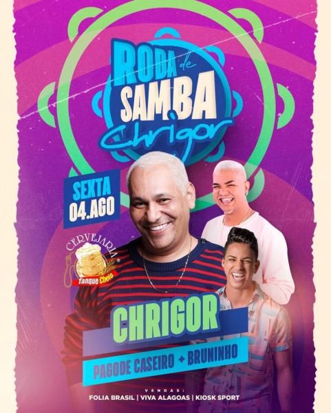 Chrigor, Pagode Caseiro e Bruninho - Roda de Samba
