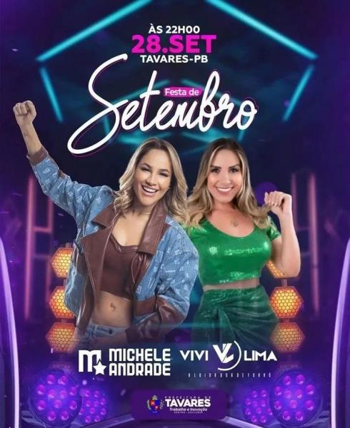 Michele Andrade e Vivi Lima - Festa de Setembro