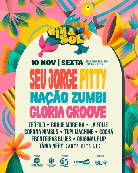 Seu Jorge, Pitty, Naça Zumbi e Gloria Groove - Festival Girasol