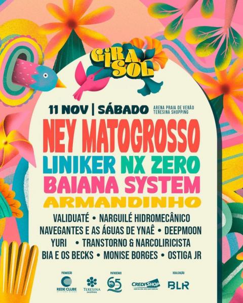 Ney Matogrosso, Liniker, NX Zero, Baiana System e Armandinho - Festival Girasol