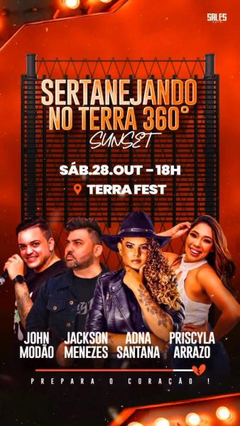 Priscyla Arrazo, Adna Santana, Jackson Menezes e John Modão - Terra 360º Sunset