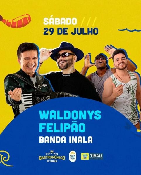 Waldonys, Felipão e Banda Inala - Festival Gastronômico