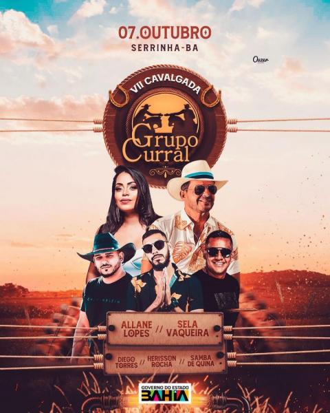 Allane Lopes, Sela Vaqueira, Diego Torres, Herisson Rocha e Samba de Quina - VII Cavalgada Grupo Curral