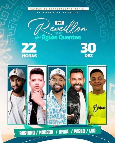 Robinho, Nadson, Unha Pintada, Pablo e Leo - Pré Reveillon das Águas Quentes