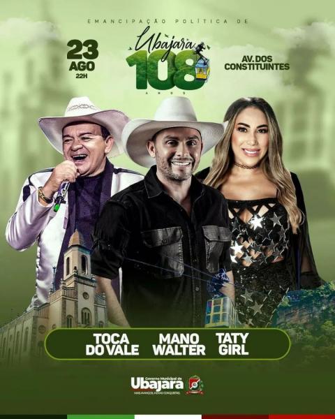 Toca do Vale, Mano Walter e Taty Girl - 108 anos de Ubajara