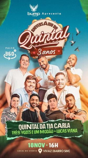 Quintal da Tia Carla, Três Vozes e um Modão e Lucas Viana