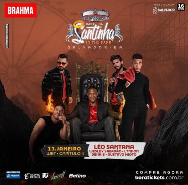 Léo Santana, Wesley Safadão, L7emmom, Dennis e Gustavo Mioto - Baile da Santinha in the Park