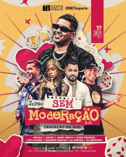 Japão, Dricka, Jerry Smtih, Dodô Pressão, Lipe Lucena, Wagner Santor e Dj Bregoso - Japão sem Moderação 1.0