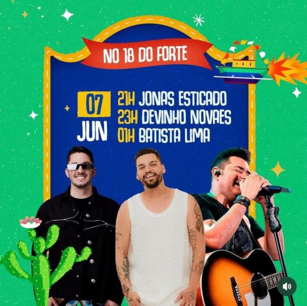 Jonas Esticado, Devinho Novaes e Batista Lima - Arrastapé do 18