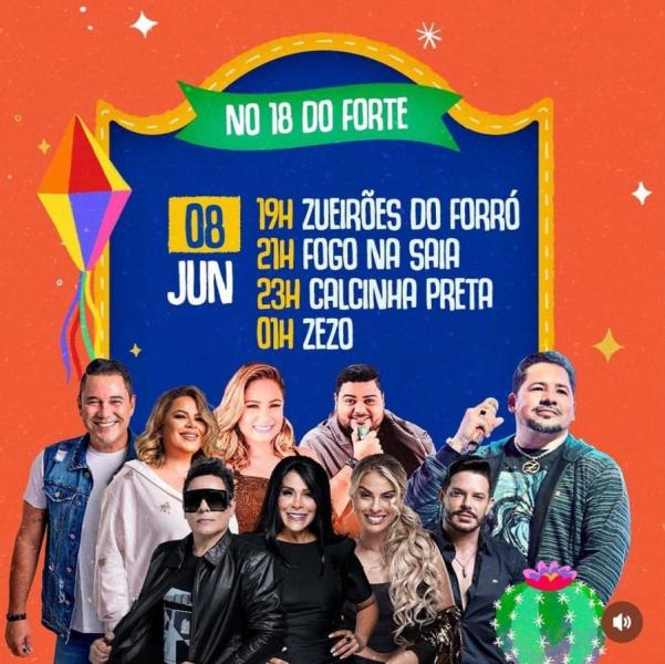 Zueirões do Forró, Fogo na Saia, Calcinha Preta e Zezo - Arrastapé do 18