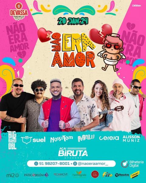 Suel, Nosso Tom, Malu, Dj Cereja, Big Band DBL e Dj Alisson Muniz - Não era Amor