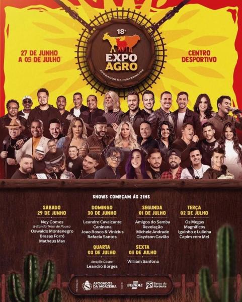 Amigos do Samba, Revelação, Michele Andrade e Glaydson Gavião - 18º Expo Agro