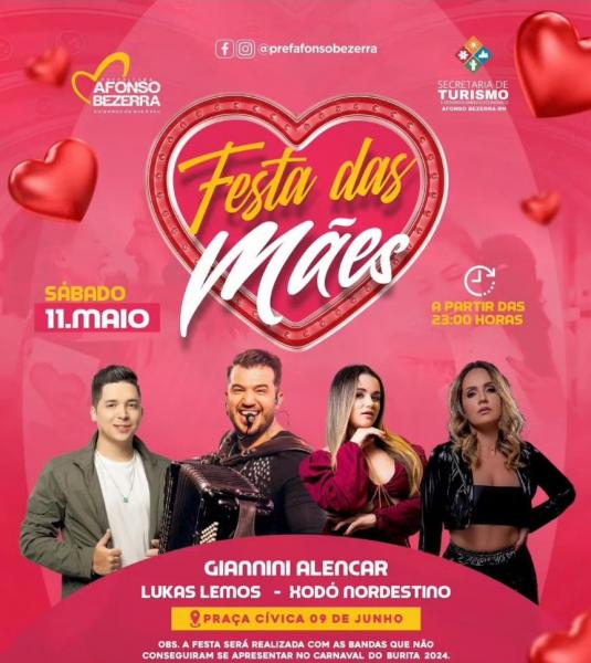 Giannini Alencar, Lukas Lemos e Xodó Nordestinbo - Festa das Mães