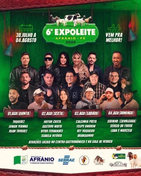 Toquedez, Júnior Vianna e Ruan Tavarez - 6º Expoleite