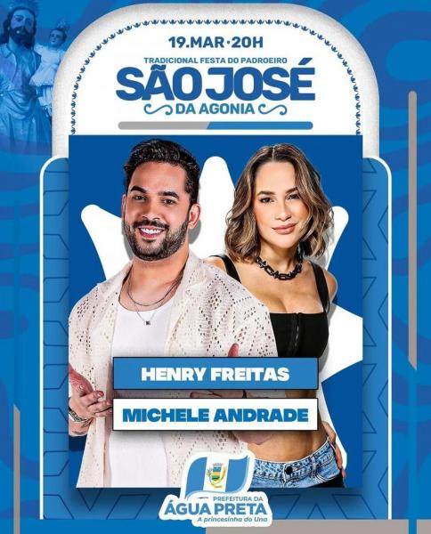 Henry Freitas e Michele Andrade