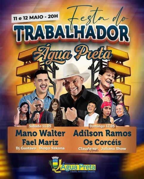 Adílson Ramos, Os Corcéis e Claudemir do Arrocha - Festa do Trabalhador