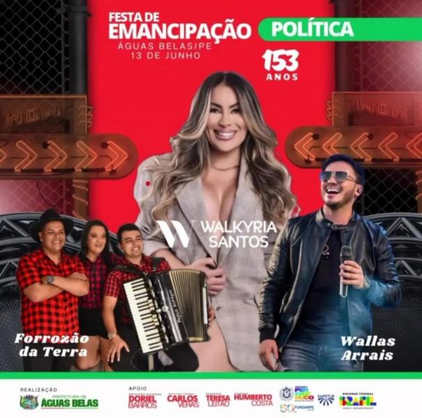 Walkyria Santos, Forrozão da Terra e Wallas Arrais