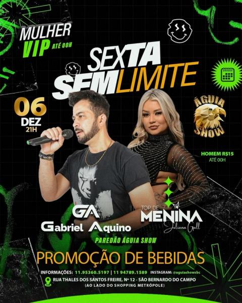 Gabriel Aquino e Top de Menina - Sexta Sem Limite