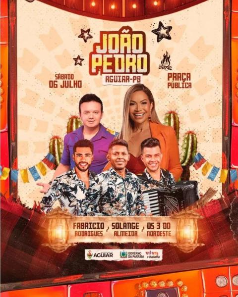 Solange Almeida, Fabrício Rodrigues e Os 3 do Nordeste - João Pedro Aguiar/PB