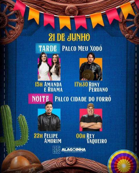 Amanda & Rhuama, Rony Peruano, Felipe Amorim e Rey Vaqueiro