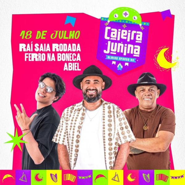 Raí Saia Rodada, Ferro na Boneca e Abiel - Caieira Junina