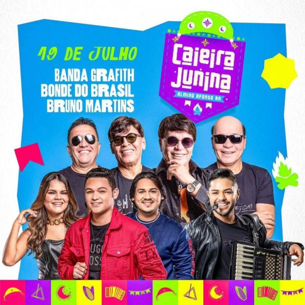 Banda Grafith, Bonde do Brasil e Bruno Martins - Caieira Junina