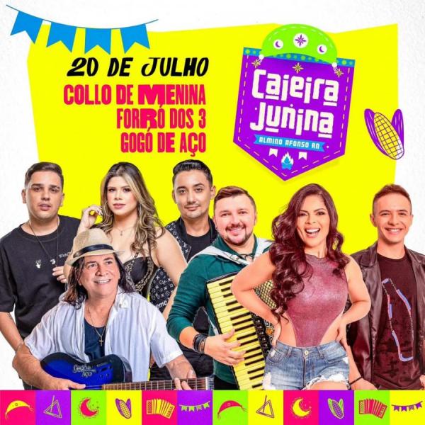 Collo de MEnina, Forró dos 3 e Gogó de Aço - Caieira Junina