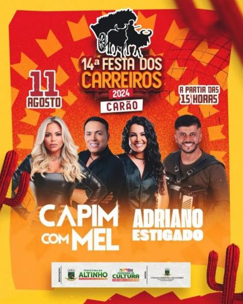 Capim com Mel e Adriano Estigado - 14ª Festa dos Carreiros