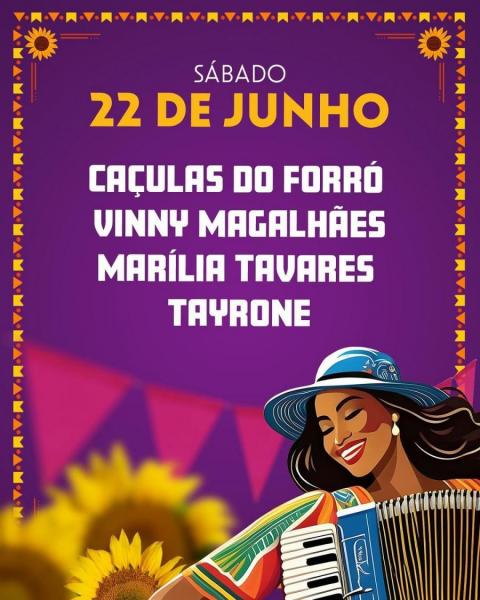 Caçulas do Forró, Vinny Magalhães, Marília Tavares e Tayrone