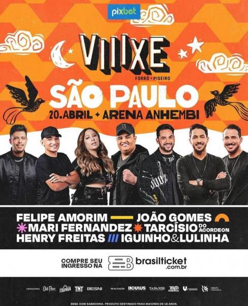 Felipe Amorim, João Gomes, Mari Fernandez, Tarcísio do Acordeon, Henry Freitas e Iguinho & Lulinha- Viiixe Forró & Piseiro