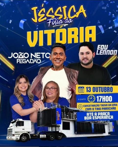 João Neto Pegadão e Edu Lennon - Jéssica Folia da Vitória