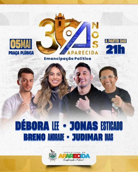 Débora Lee, Jonas Esticado, Breno Andrade e Judimar Dias