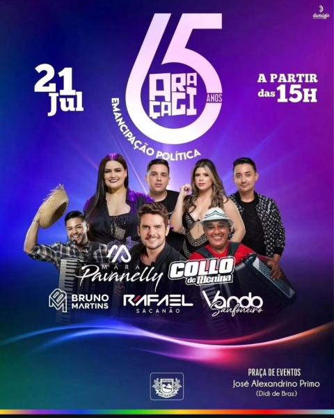 Mara Pavanelly, Collo de Menina, Bruno Martins, Rafael Sacanão e Vando Sanfoneiro