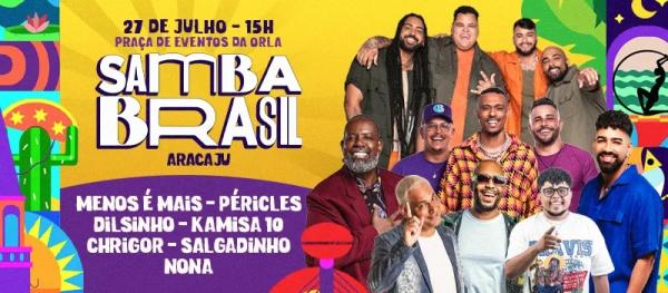 Nona, Chrigor, Salgadinho, Menos é Mais, Dilsinho, Péricles e Kamisa 10 - Samba Brasil Aracaju 2024