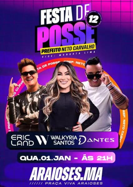 Walkyria Santos, Eric Land e Dantes