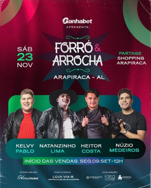 Heitor Costa, Natanzinho Lima, Núzio Medeiros e Kelvy Pablo - Forró & Arrocha