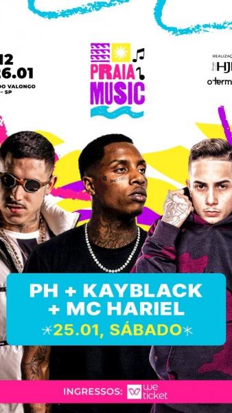 PH, Kayblack e Mc Hariel - Praia Music