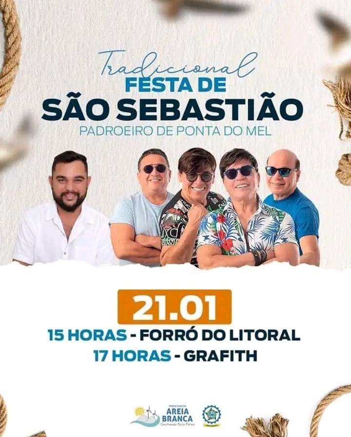 Banda Grafith e Forró do Litoral - Festa de São Sebastião